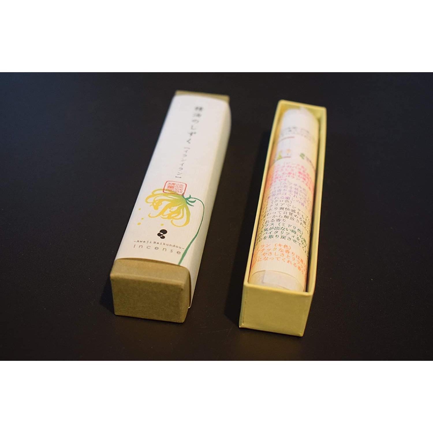 Incienso Ylang-Ylang Awaji Baikundou 8g - Relajante Natural