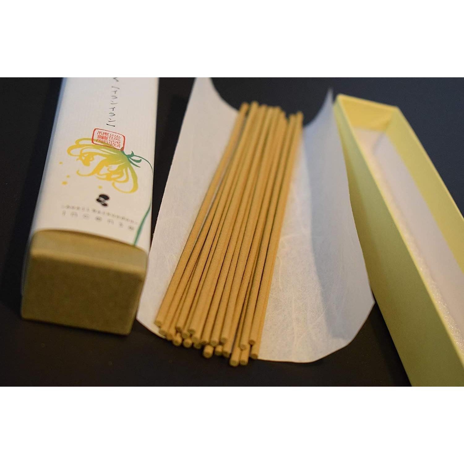 Incienso Ylang-Ylang Awaji Baikundou 8g - Relajante Natural