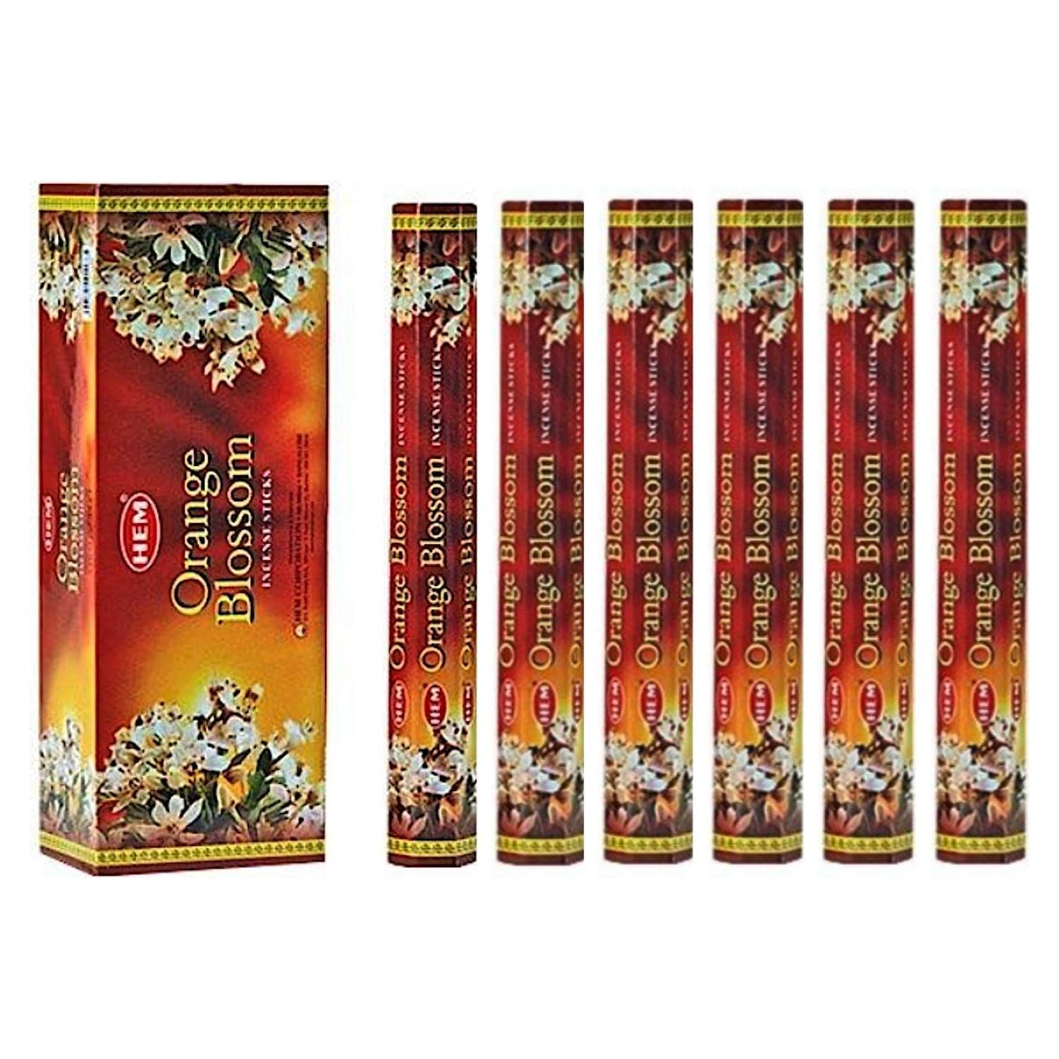 Incienso HEM Flor de Naranja 120 Varitas 288.9g