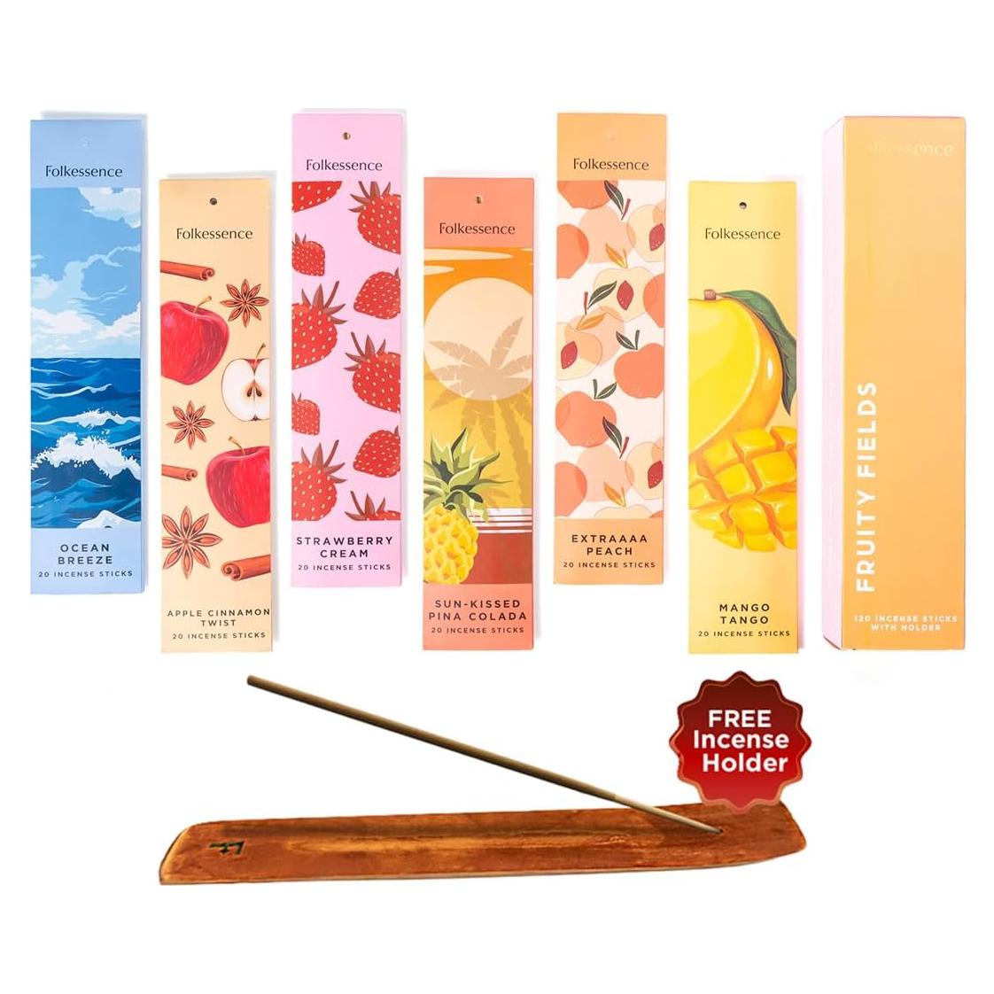 Set de 6 Palitos de Incienso Folkulture - Aromas Naturales