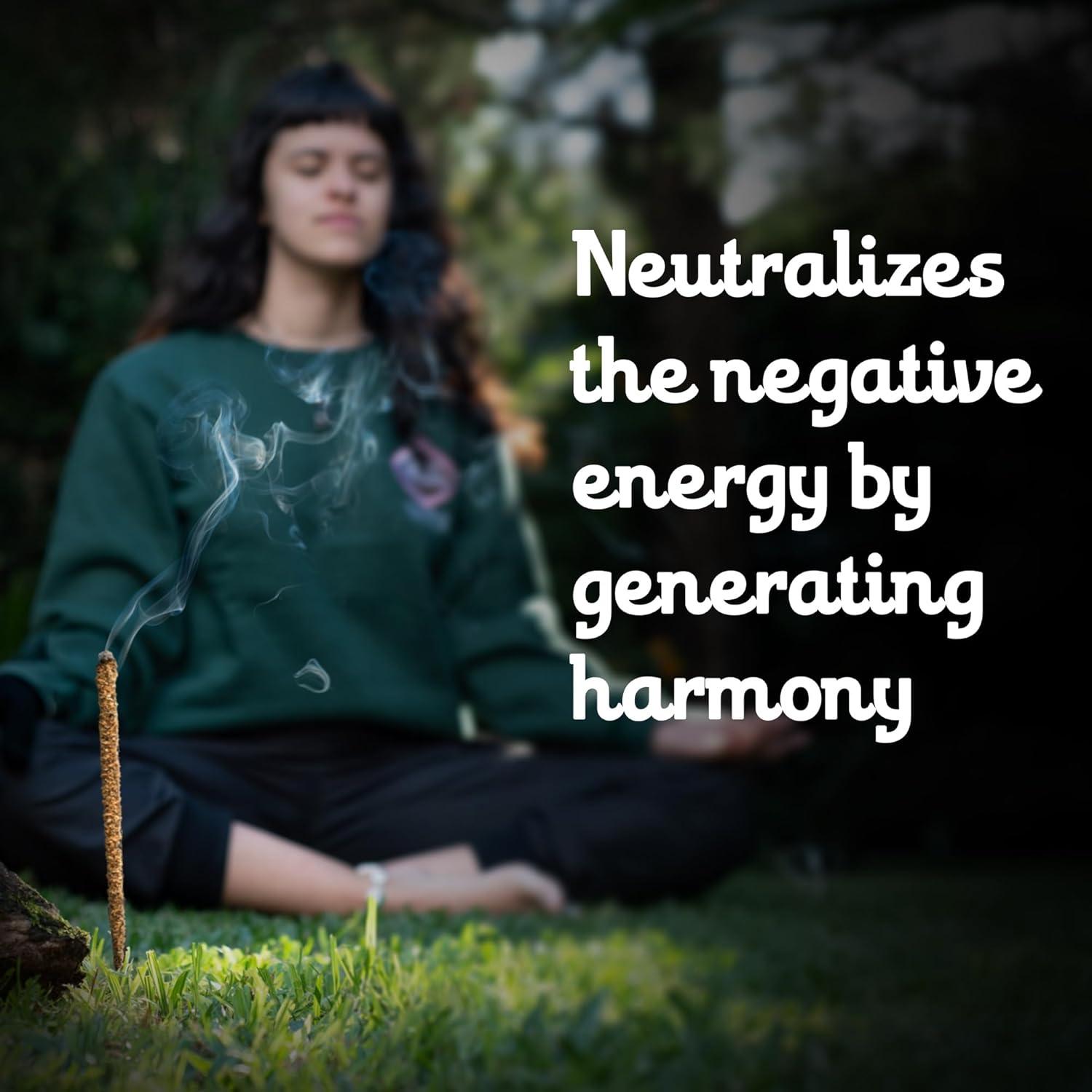 Incienso de Palo Santo Sagrada Madre 8 Varitas 23cm Ecológico