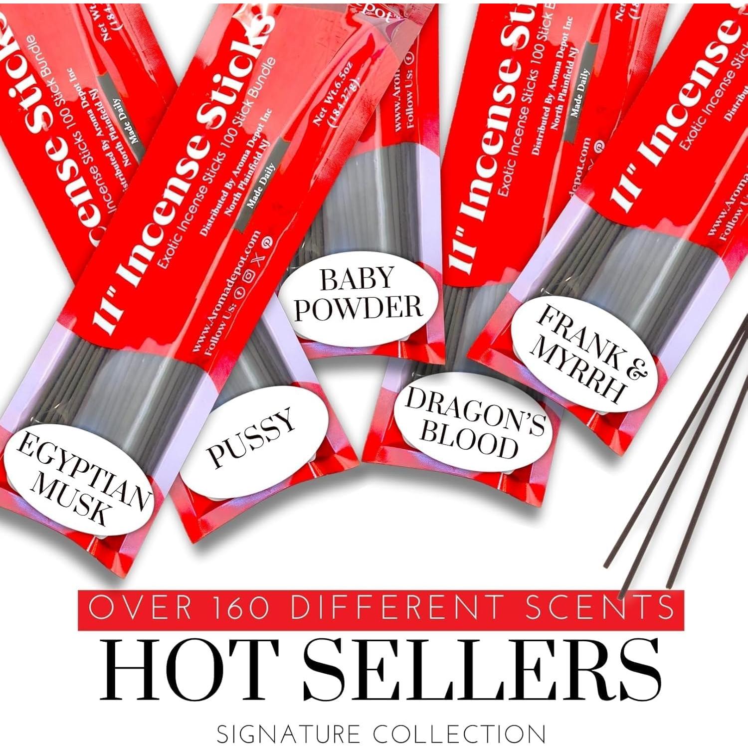 Varitas de Incienso Aroma Depot Cerezo Japonés 11" 85-100 Unidades