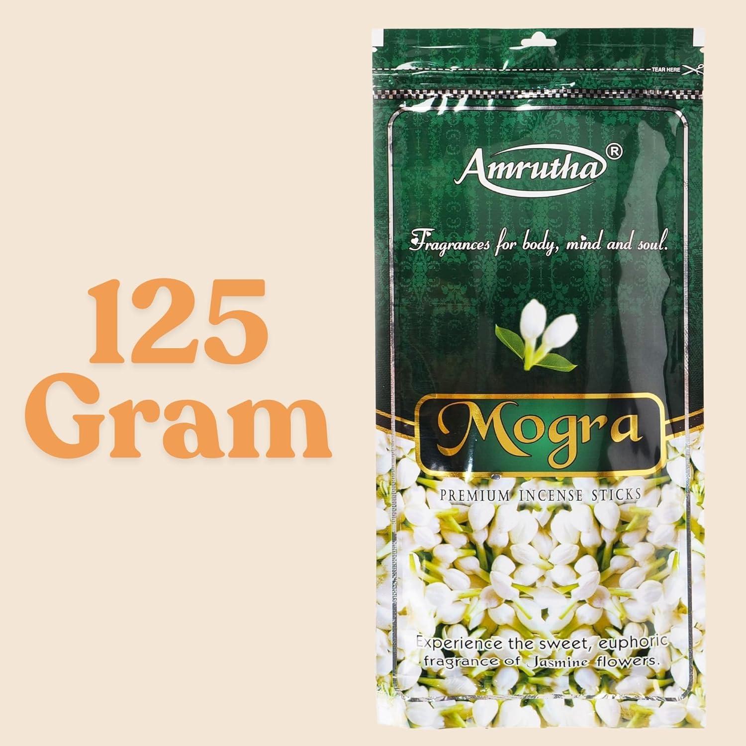 Incienso Mogra Hashcart 125g - 80-85 Palos + Soporte