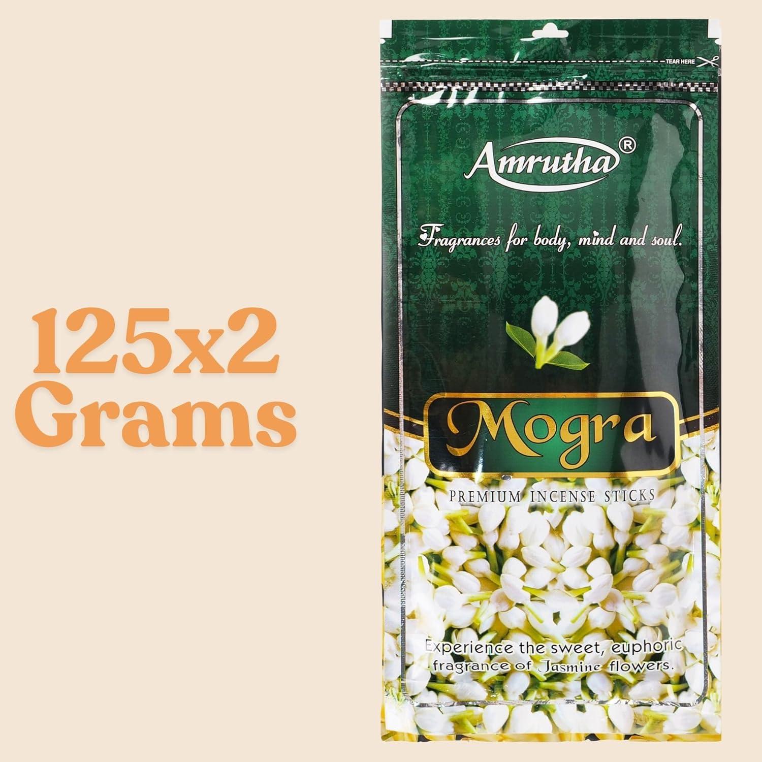 Incienso Premium Mogra Hashcart 250g - 2 Paquetes de 125g