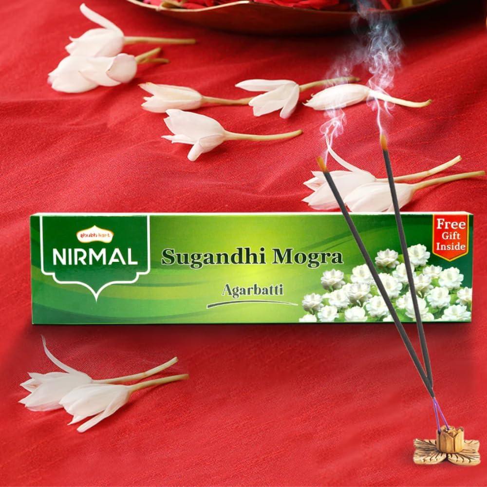 Incienso Shubhkart Premium Mogra - Paquete de 2 Varillas 22.86 cm