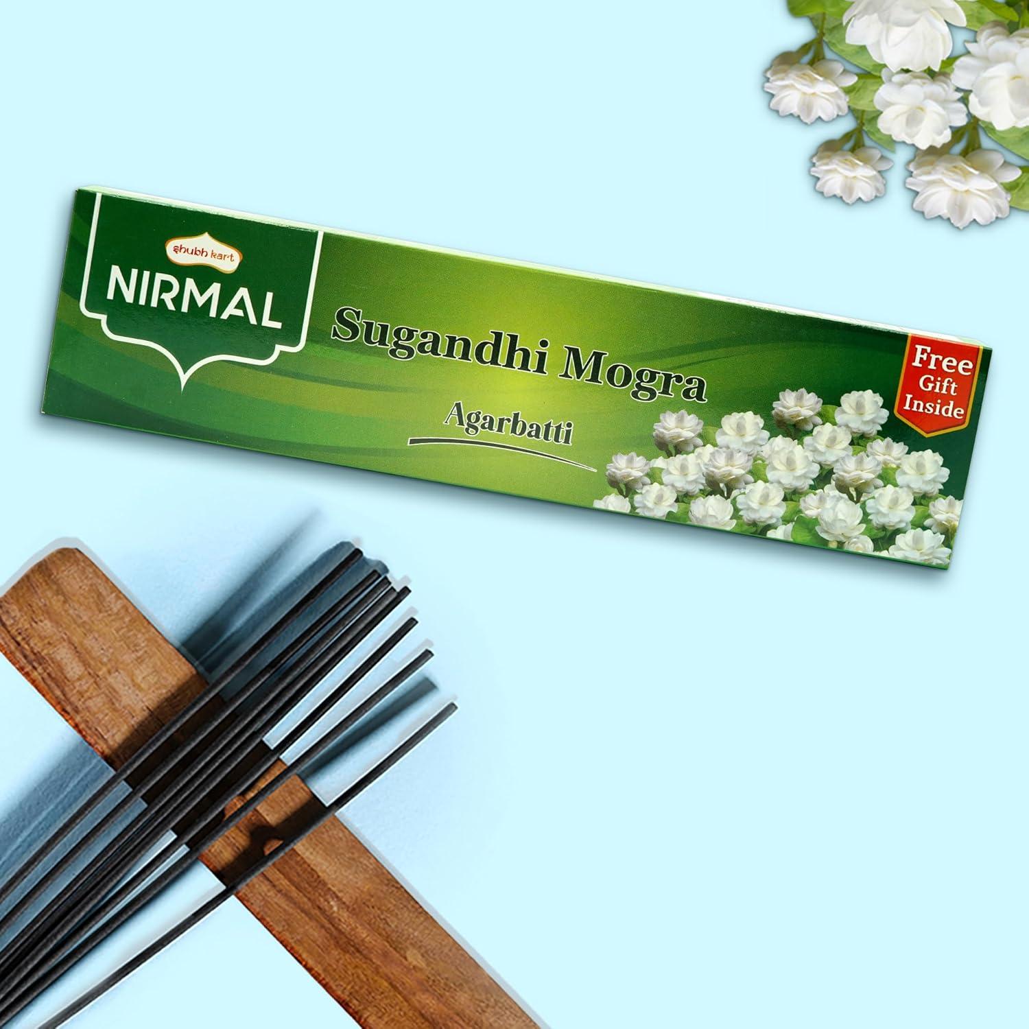 Incienso Shubhkart Premium Mogra - Paquete de 2 Varillas 22.86 cm