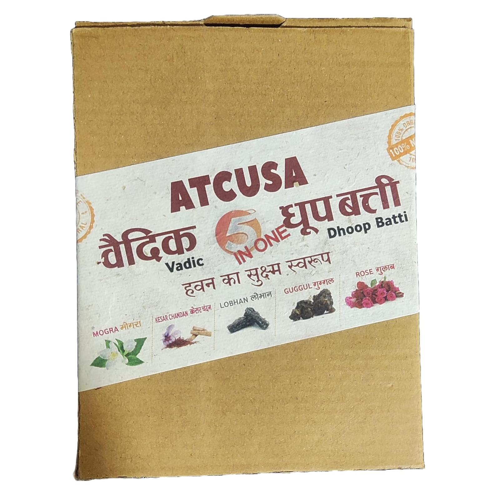 ATCUSA 100 Varitas de Incienso Dhoop Aromáticas - 5 Sabores