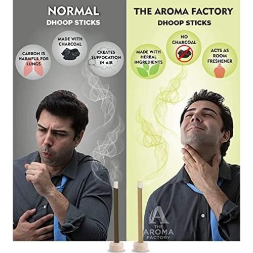 Palos de Incienso Orgánicos The Aroma Factory 2x100g Sándalo Mogra