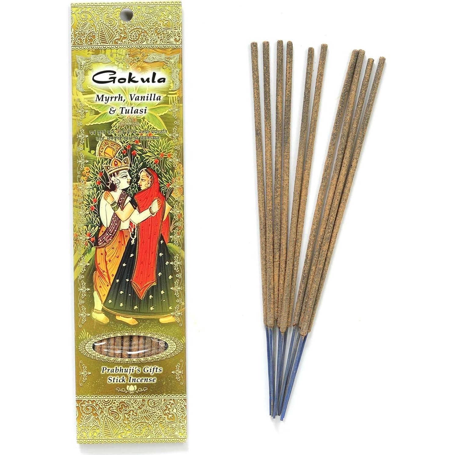 Varitas de Incienso Hechas a Mano Regalos de Prabhuji - 3 Paquetes