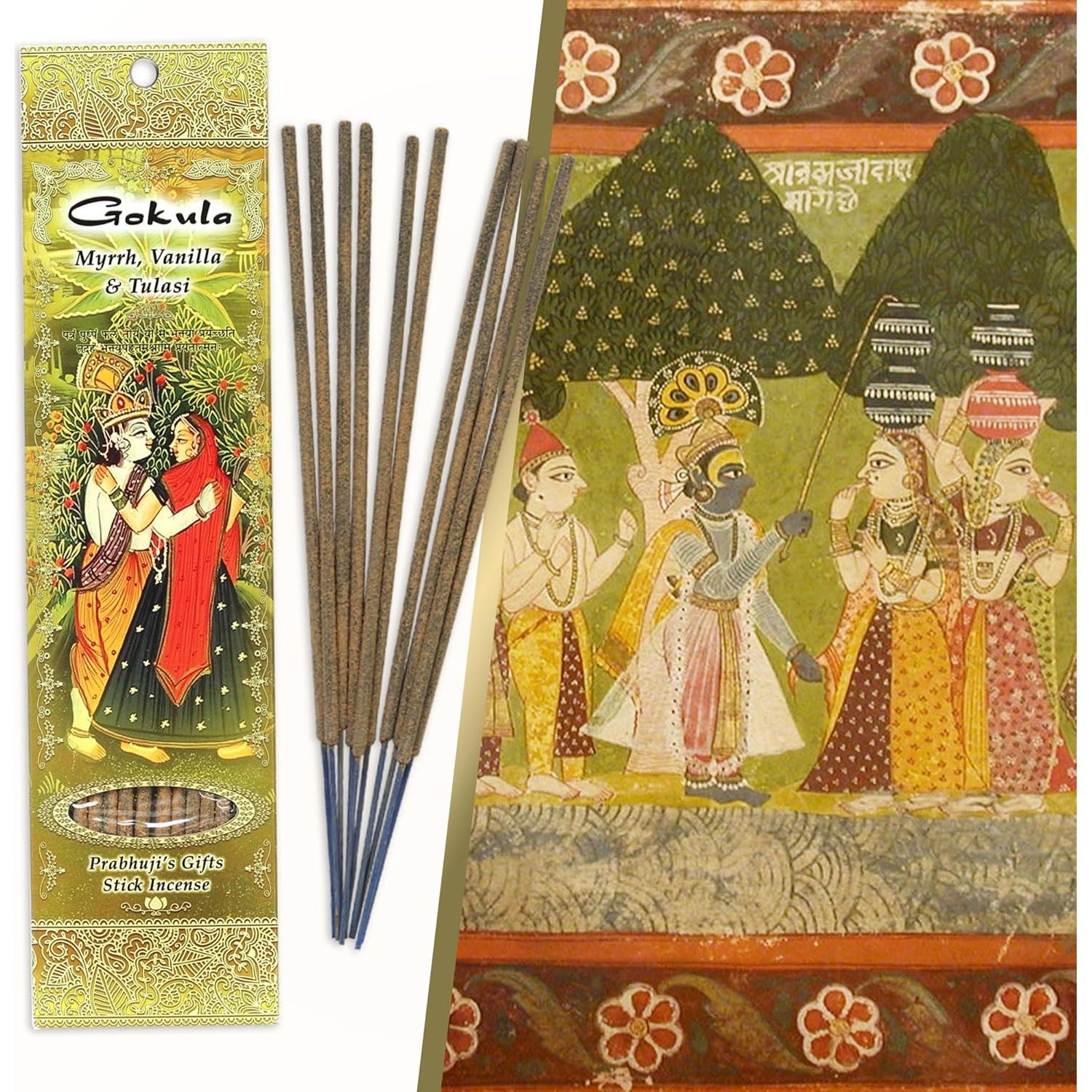 Varitas de Incienso Hechas a Mano Regalos de Prabhuji - 3 Paquetes