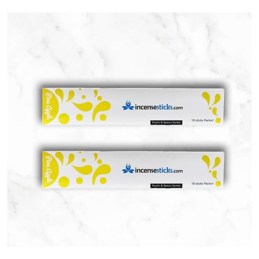 Incienso de Piña Hecho a Mano - 20 Varitas Aromáticas