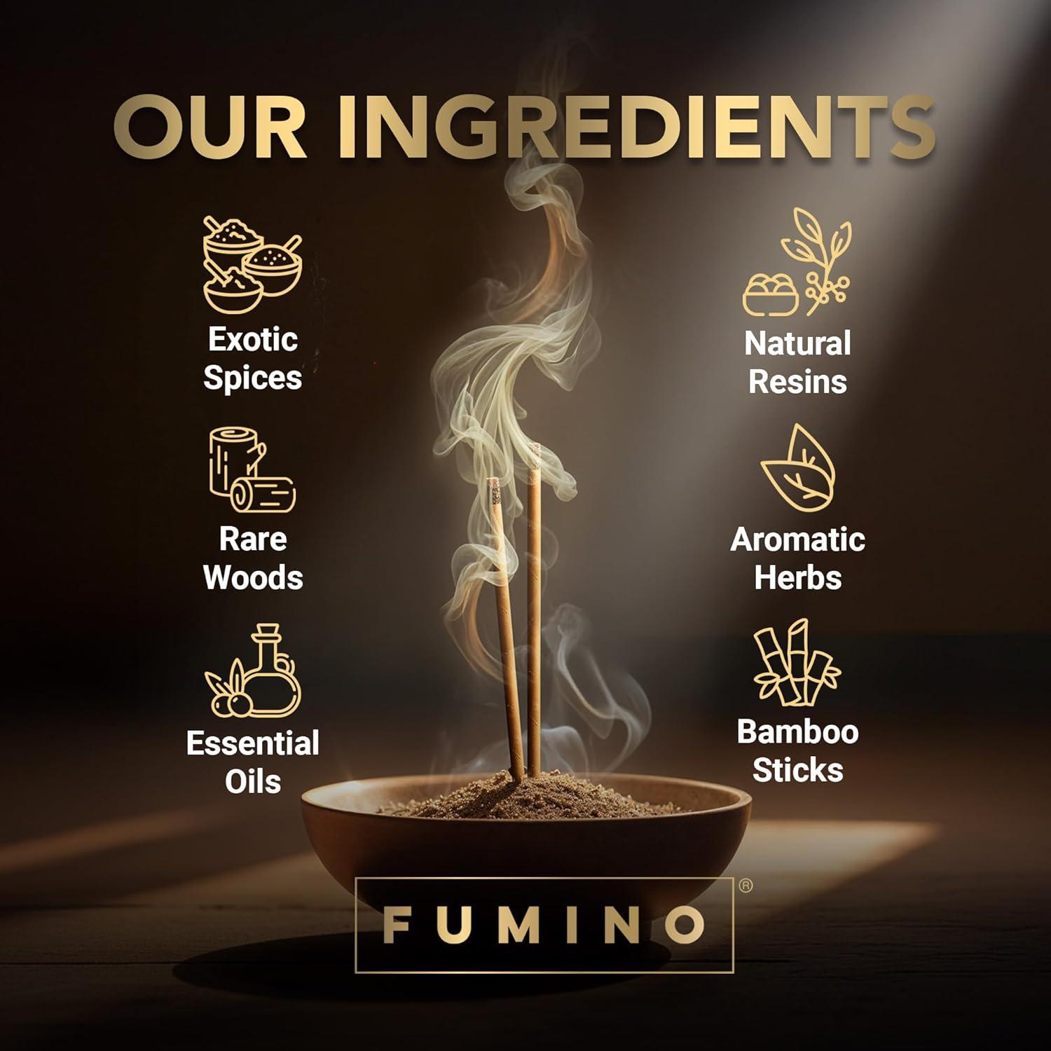 Varitas de Incienso Fumino Tropicales 84 Piezas 170g Hechas a Mano