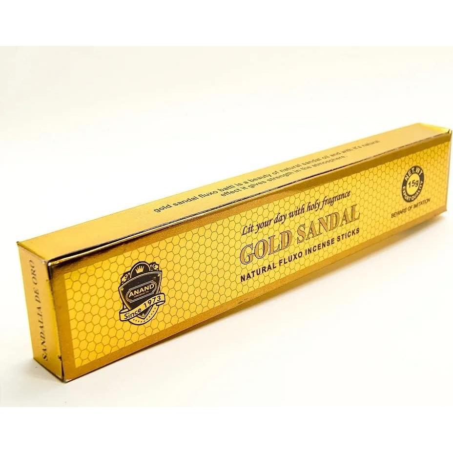 Incienso de Sandalo Dorado Anand 180 Palitos 368g
