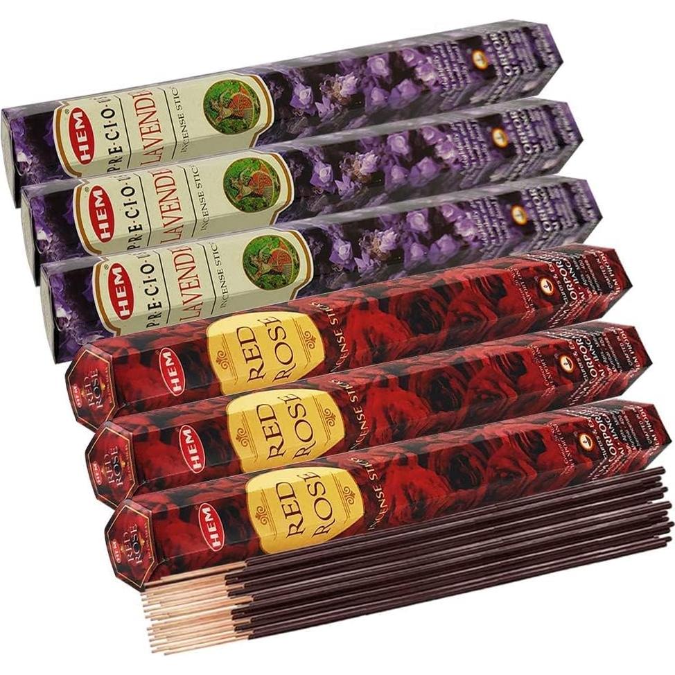 Palitos de Incienso TRUMIRI Lavanda y Rosa 120 Unidades