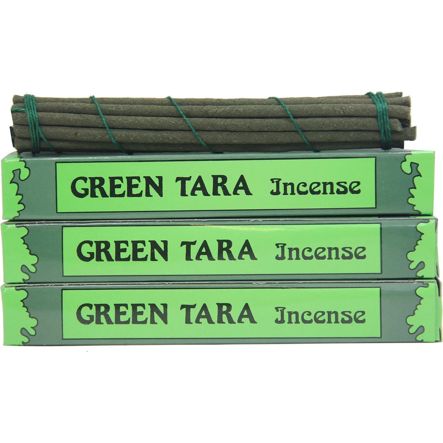 Incienso Tibetano DharmaObjects Tara Verde - 42 Varillas