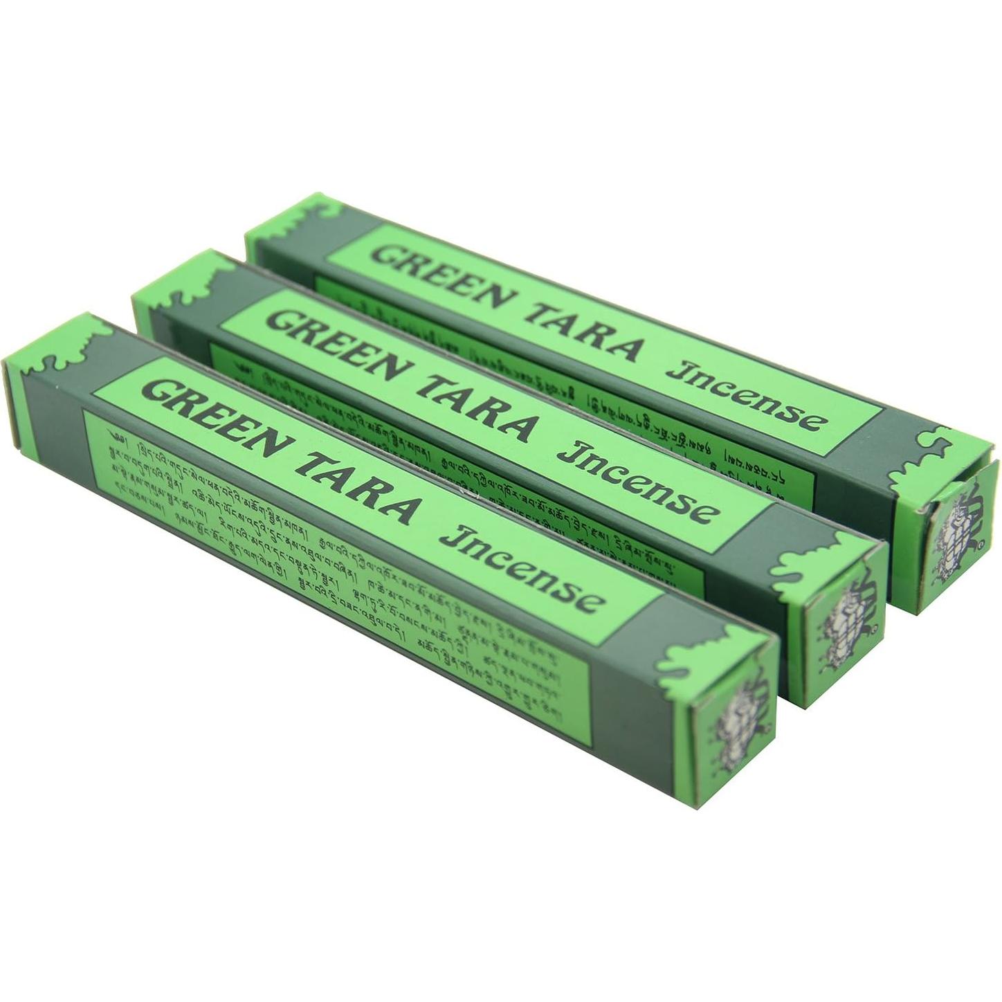 Incienso Tibetano DharmaObjects Tara Verde - 42 Varillas