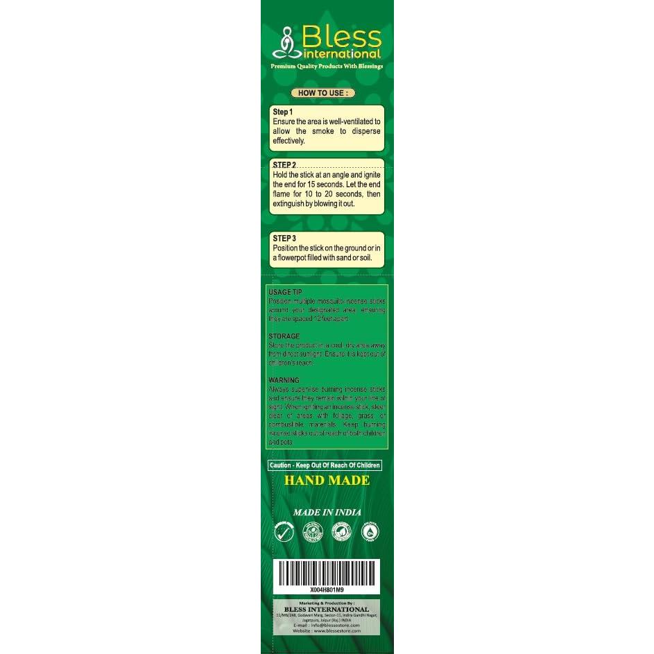 Incienso Repelente de Mosquitos Bless International 75 PCS