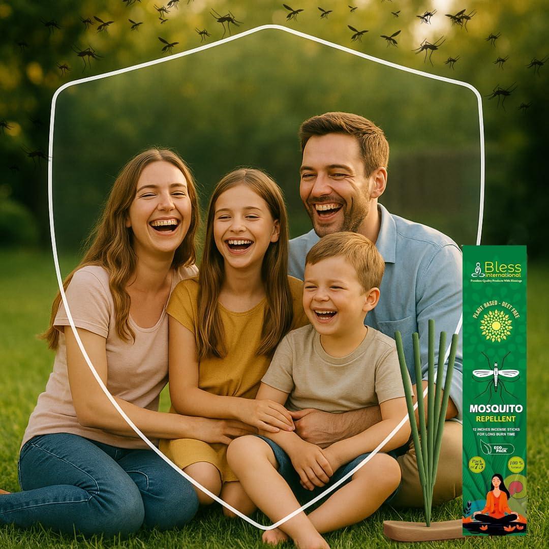 Incienso Repelente de Mosquitos Bless International 75 PCS