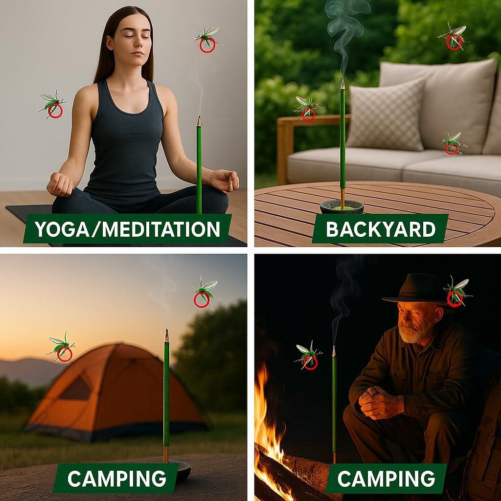 Incienso Repelente de Mosquitos Bless International 75 PCS