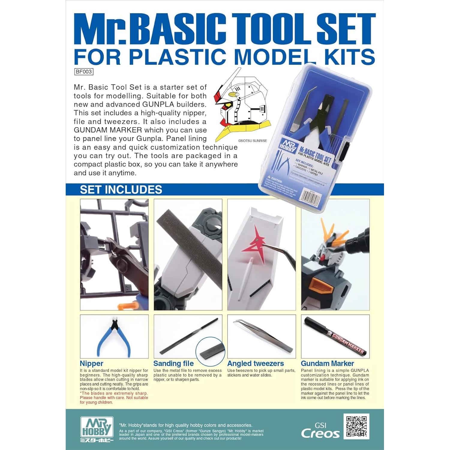 Juego de Herramientas Básicas GSI Creos Mr. Hobby 4 Piezas