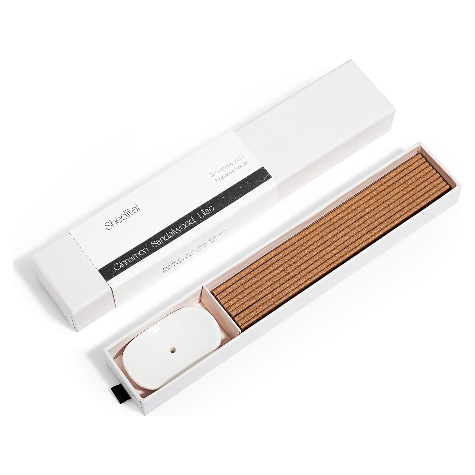 Varitas de Incienso Sheditei Canela Sándalo Lila 30 Unidades
