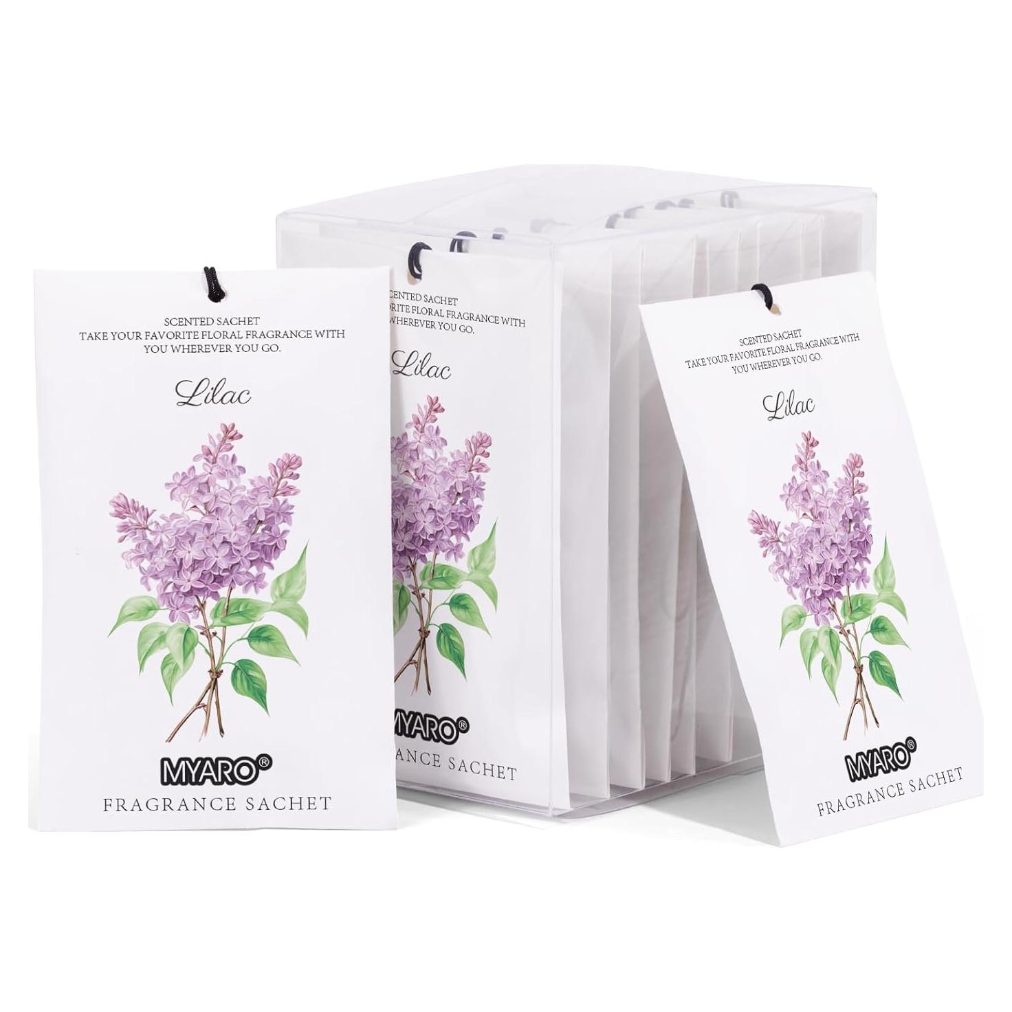 Bolsitas Aromáticas MYARO para Cajones y Armarios - 12 Unidades Lila