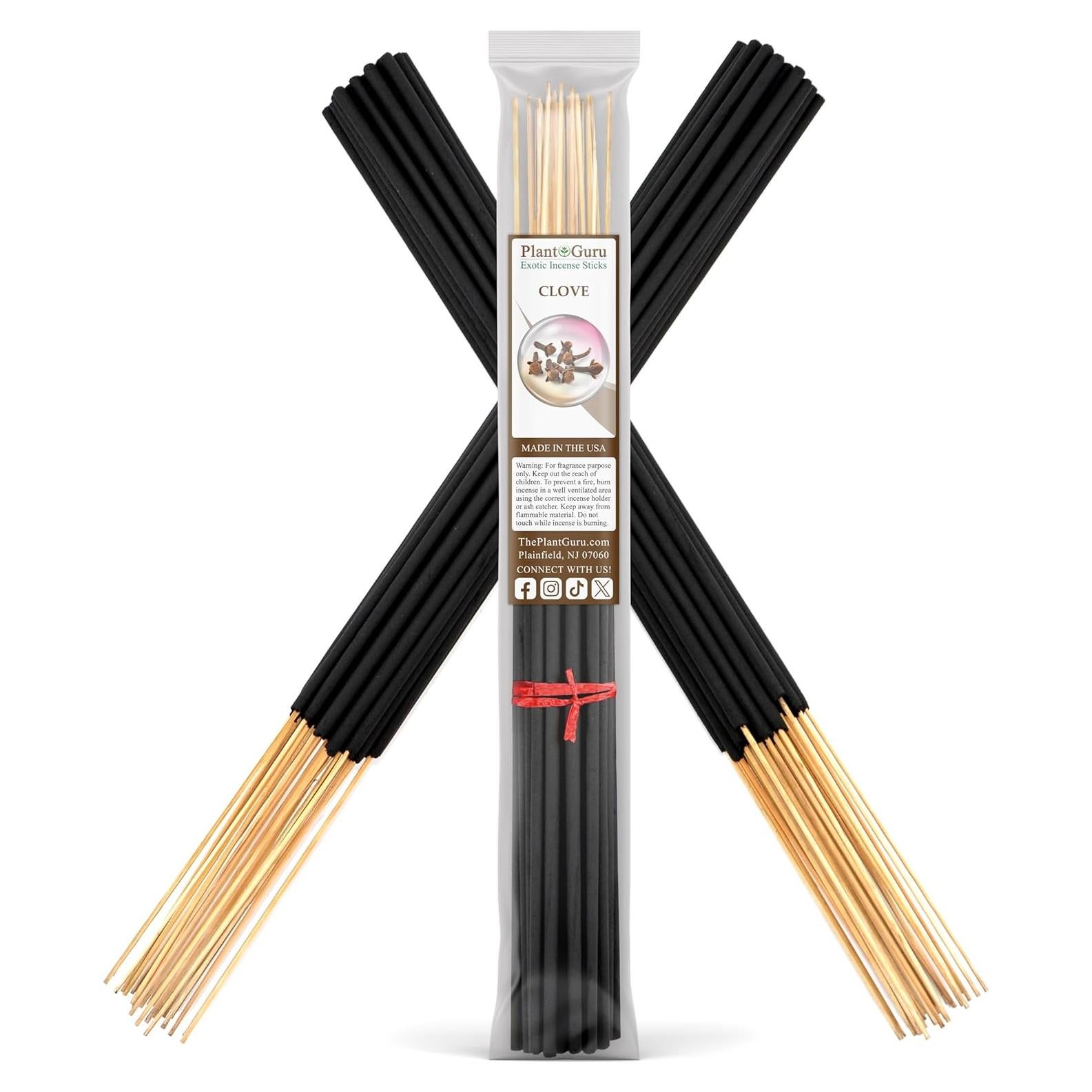 Incienso Jumbo de Clavo Plant Guru - 27 Varitas 48 cm