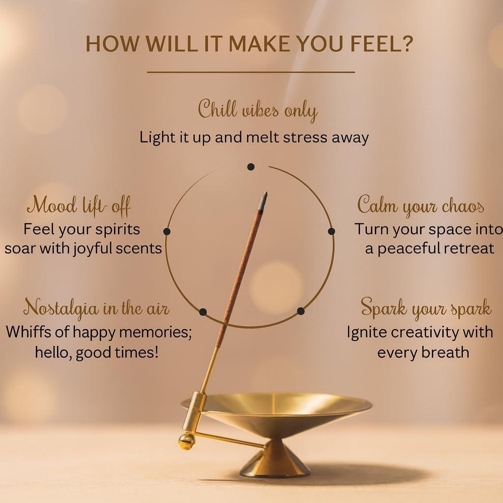 Juego de Incienso Carnatia - 6 Varitas Aromas Panadería