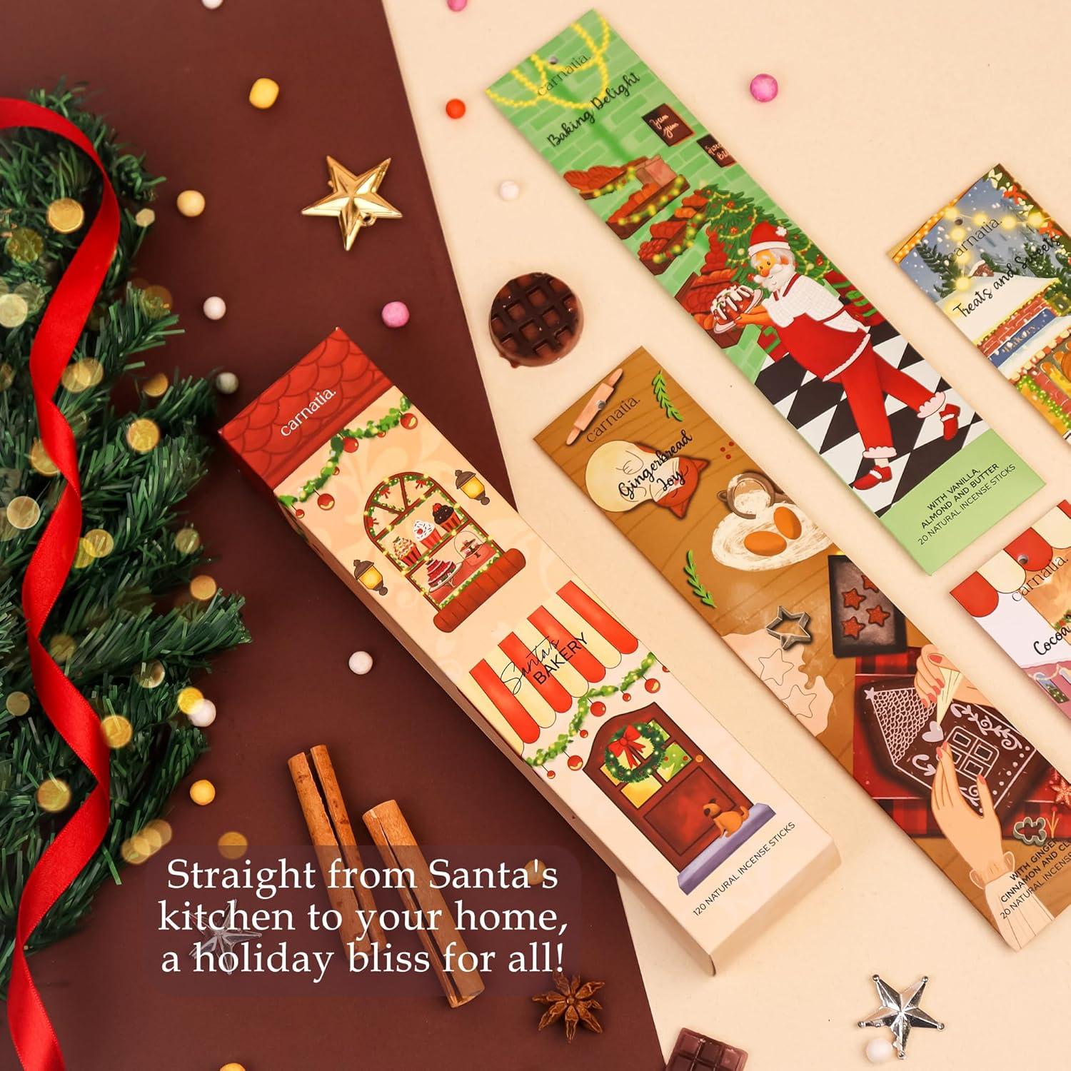 Juego de Incienso Carnatia - 6 Varitas Aromas Panadería