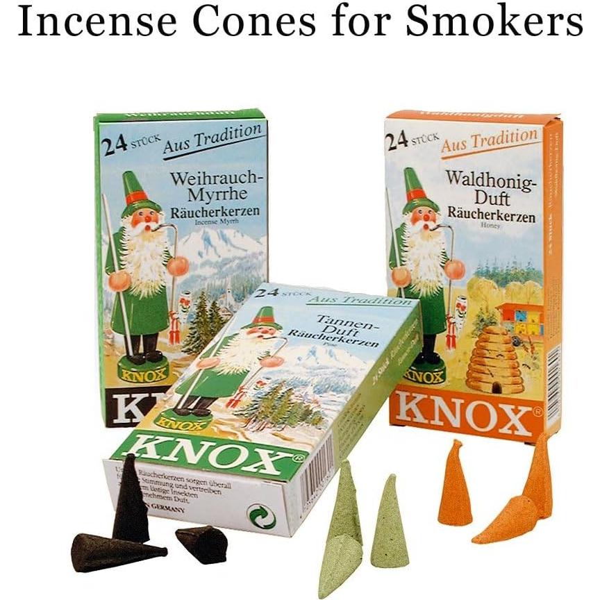 Conos de Incienso Aromatizados Caffe Latte Knox - 24 Piezas