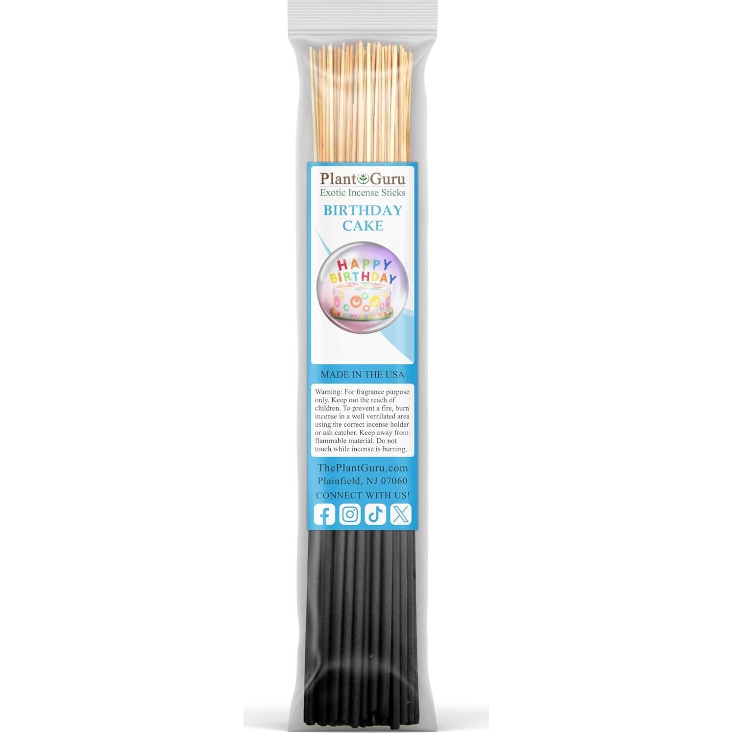 Juego de Incienso de Panadería Plant Guru - 500 Varitas 11"