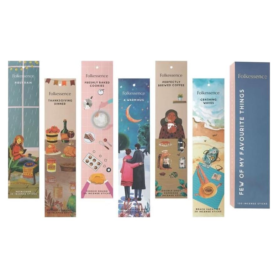 Palitos de Incienso Folkulture - 120 Unidades Aromas de Otoño