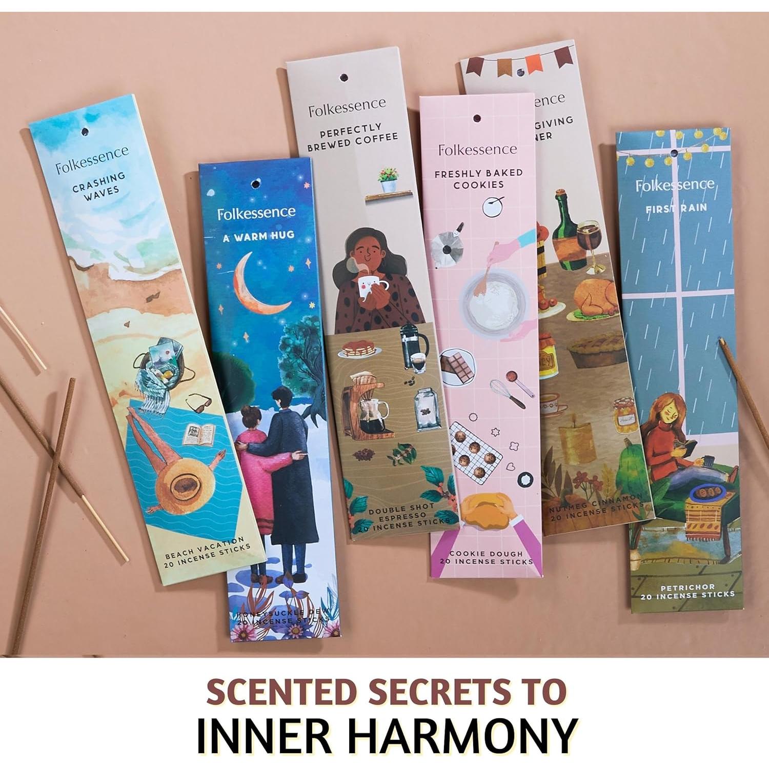 Palitos de Incienso Folkulture - 120 Unidades Aromas de Otoño