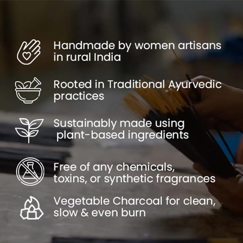 Incienso Clásico Flor de Naranja - 5 Paquetes de 12 Varitas 22.86 cm