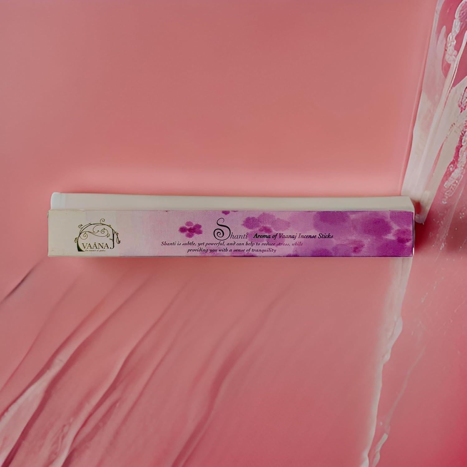 Varitas de Incienso Shanti Vaanaj - 20 Unidades Aromaterapia