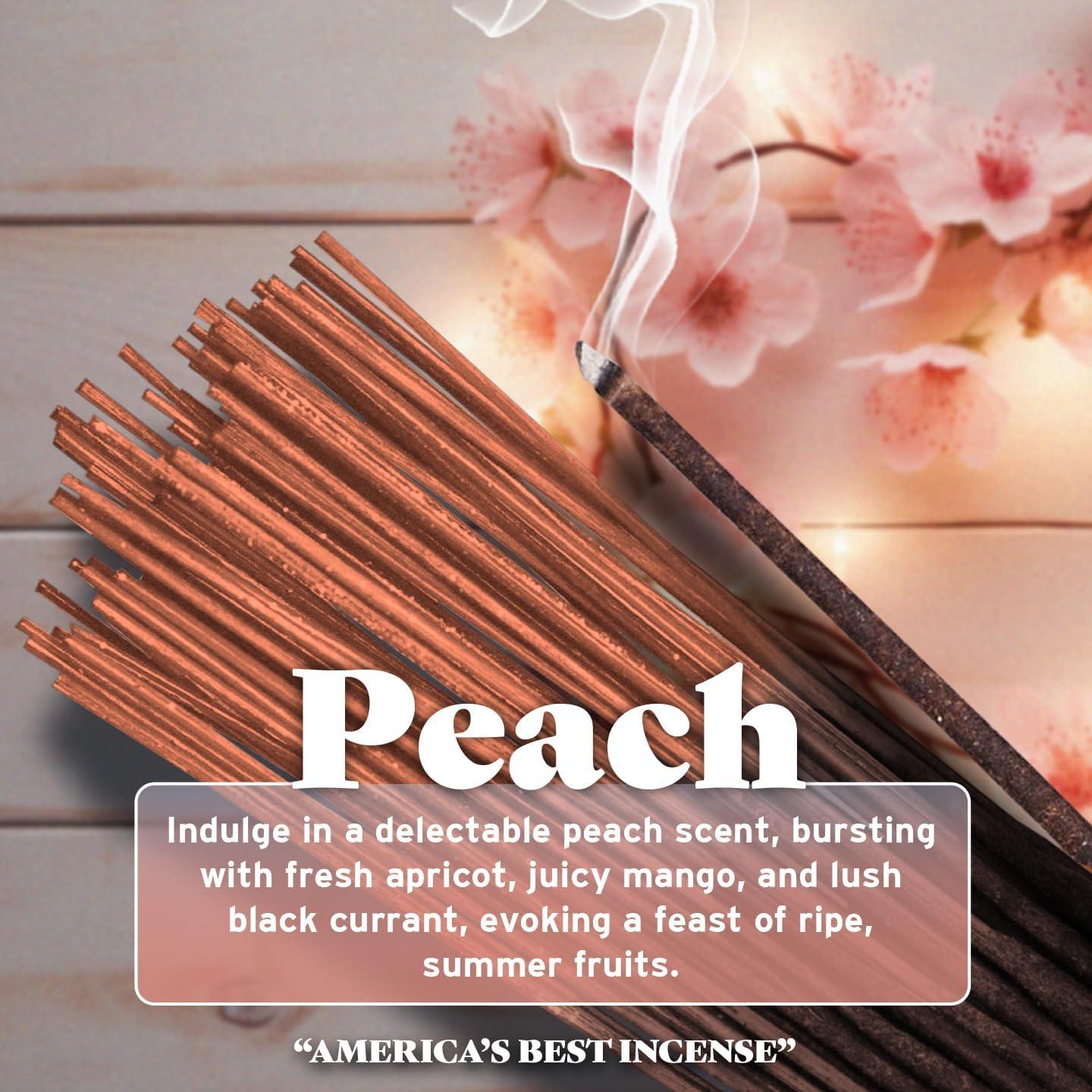 Varitas de Incienso Wild Berry Durazno 100 Unidades Aromáticas