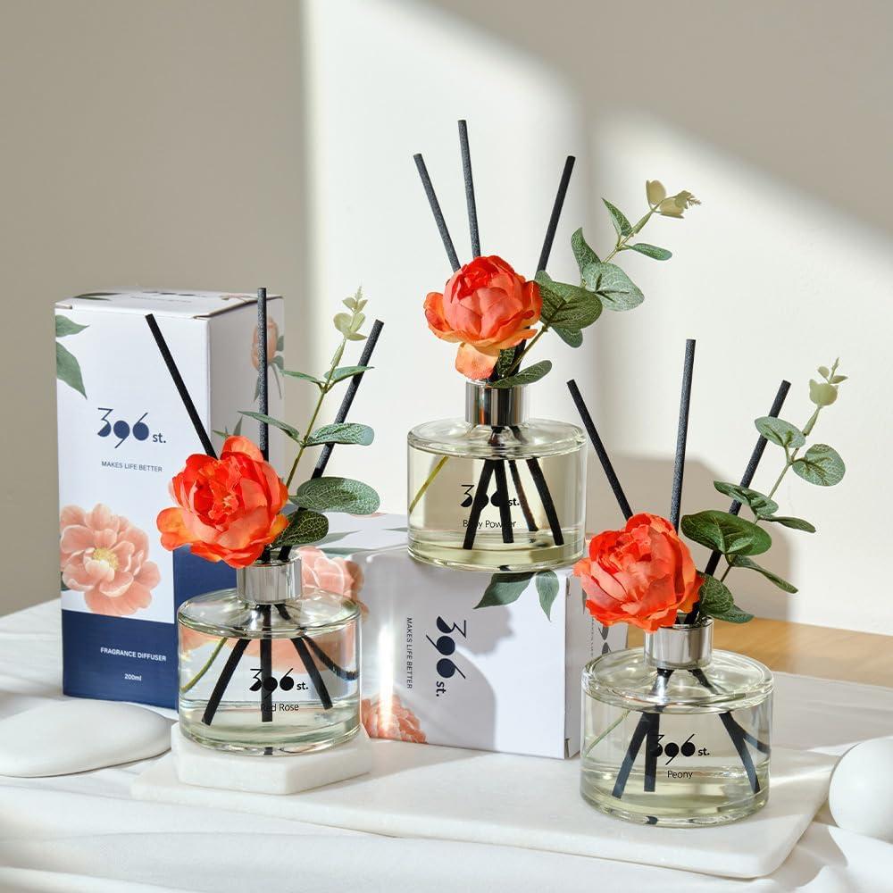 Difusor de caña 396 st. Peonía 200ml Fragancia para el hogar