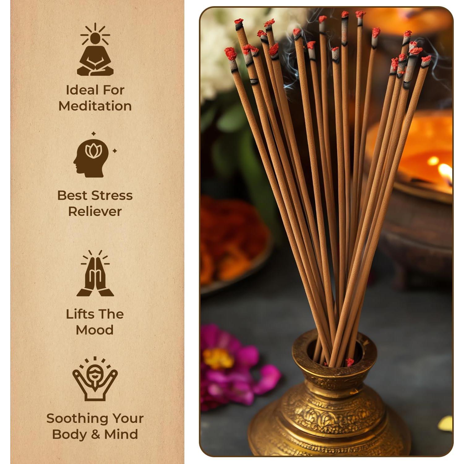 Varitas de Incienso de Hierba Limón Aroma Refrescante - 50 Unidades