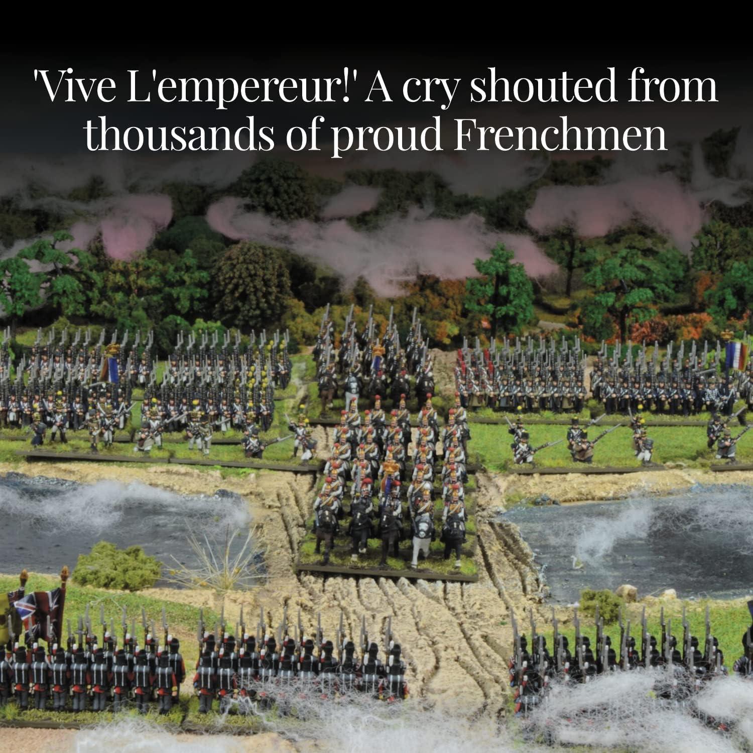 Conjunto Brigada Infantería Francesa Waterloo Wargames 80 Figuras