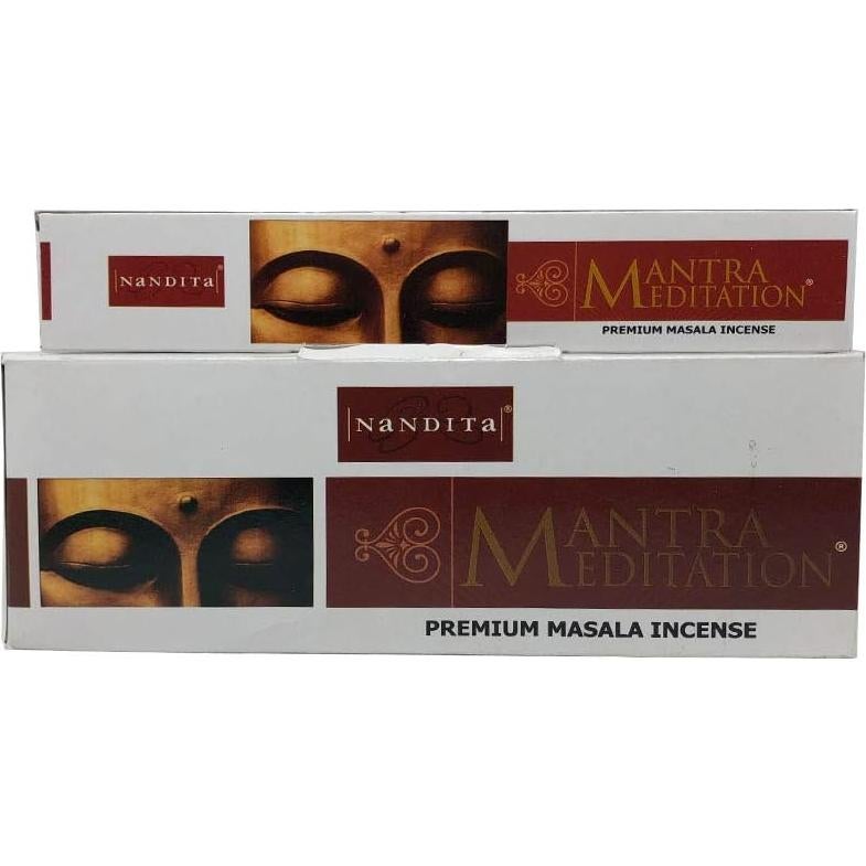 Incienso Nandita Mantra Meditación - 3 Varitas Naturales 81.92g