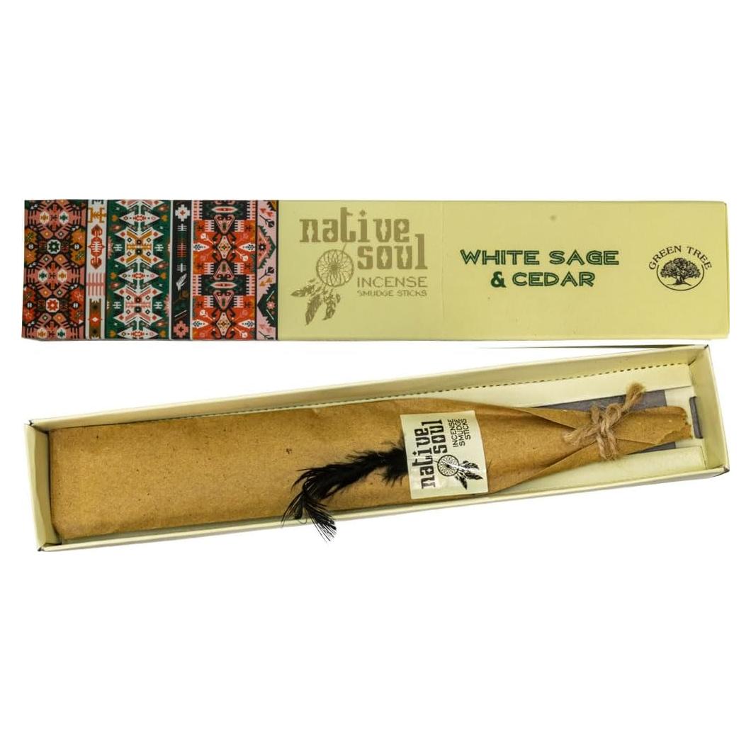 Palos de Incienso Kheops 12 Unidades Salvia Blanca y Cedro