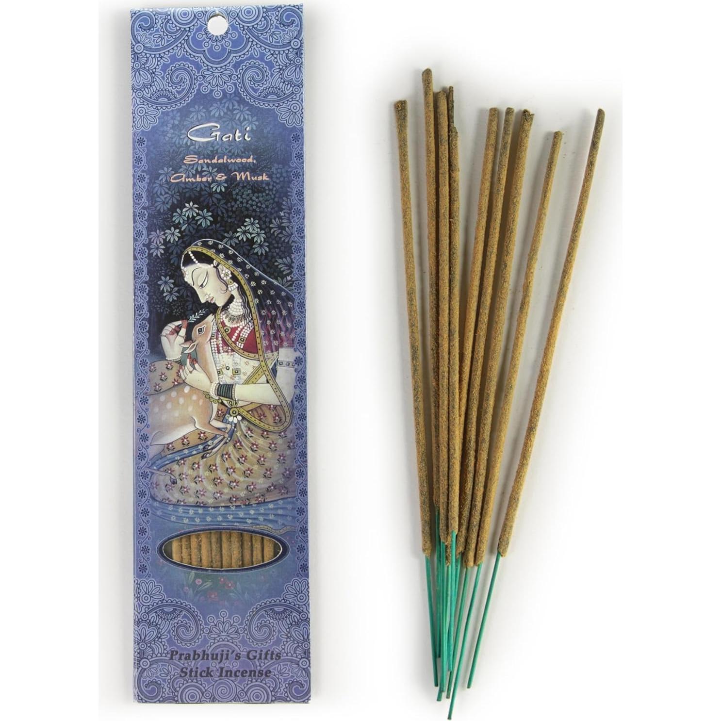 Varitas de Incienso Hechas a Mano Regalos de Prabhuji - Sándalo