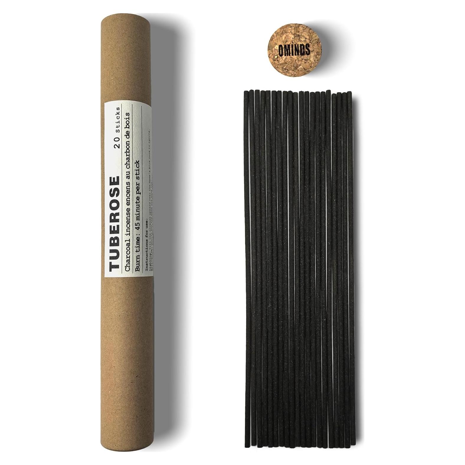 Varitas de Incienso OMINDS Tuberosa 21 cm - Aromaterapia 20 Unidades