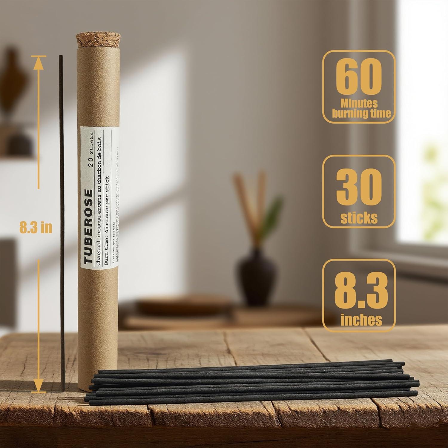 Varitas de Incienso OMINDS Tuberosa 21 cm - Aromaterapia 20 Unidades