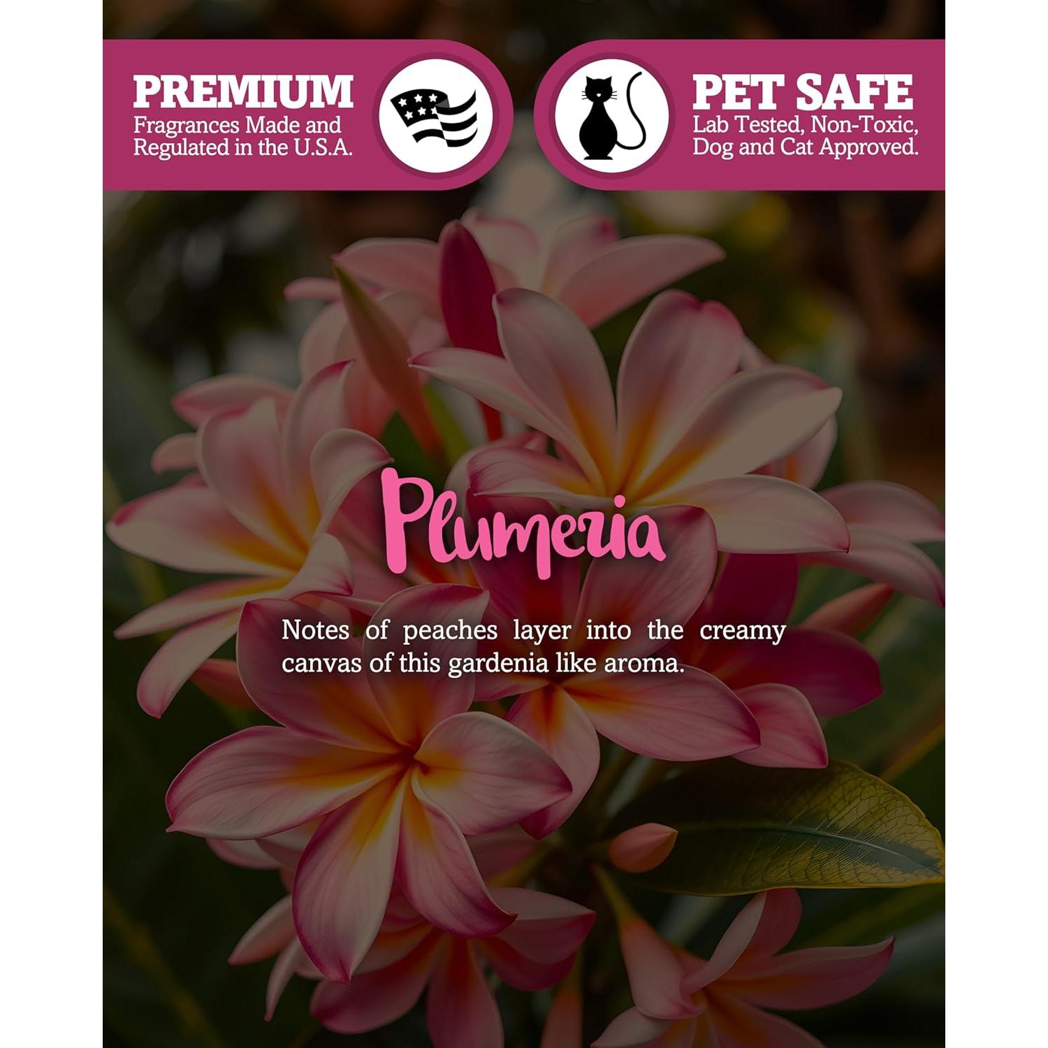 Cera Aromatizada Plumeria Shortie's Candle 85g - Hecho en EE. UU.