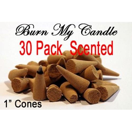 Conos de Incienso Hechos a Mano Burn My Candle - Melón de Pepino - 30 Unidades