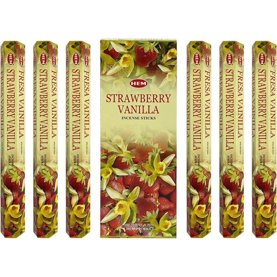 Kit de Incienso Vainilla de Fresa Hem + Soporte Trumiri