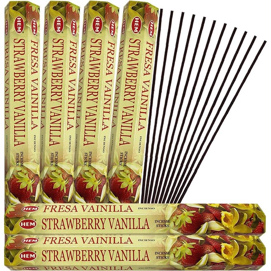 Kit de Incienso Vainilla de Fresa Hem + Soporte Trumiri