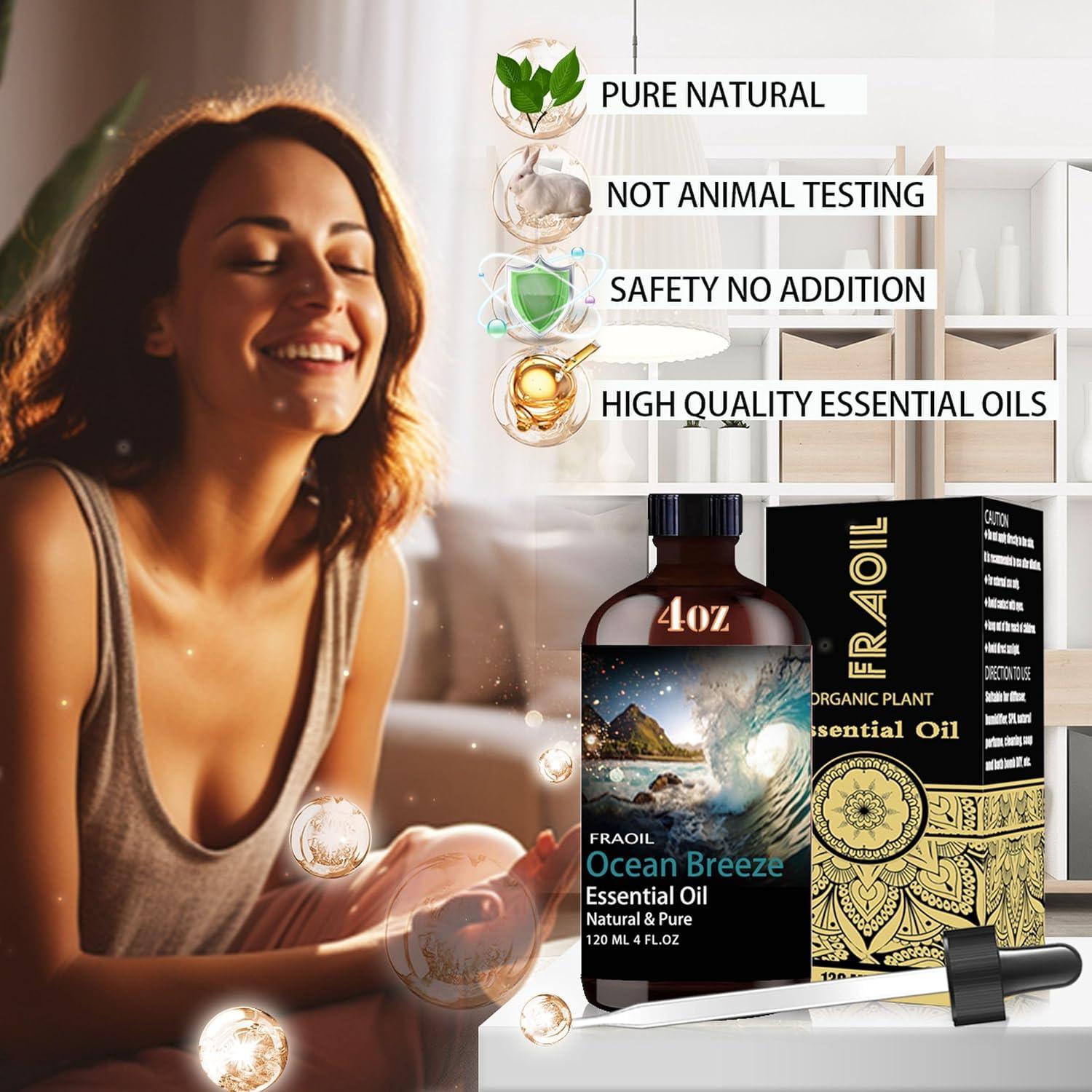 Aceite Esencial Brisa Oceánica FRAOIL 120ml para Difusor