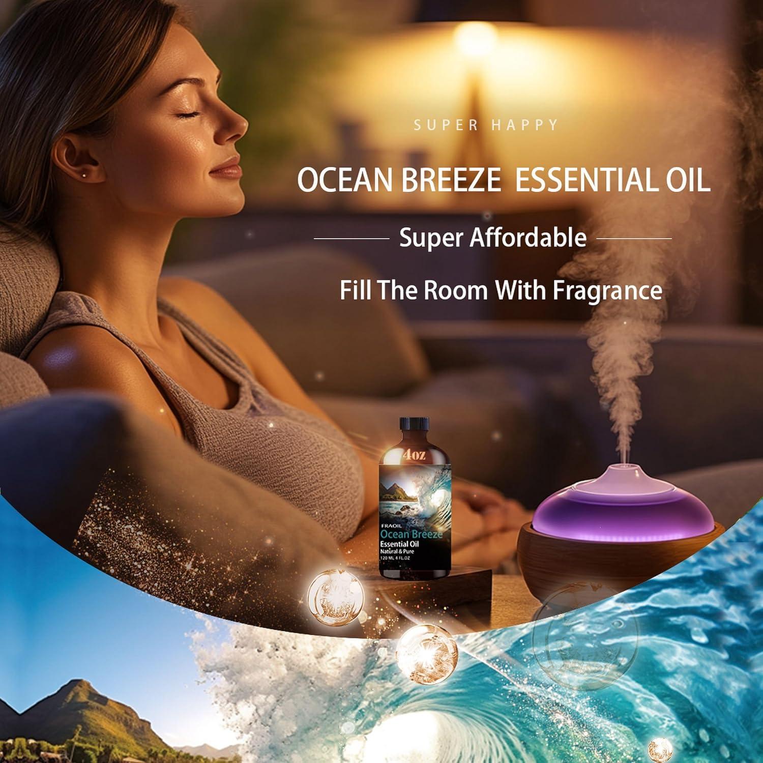 Aceite Esencial Brisa Oceánica FRAOIL 120ml para Difusor